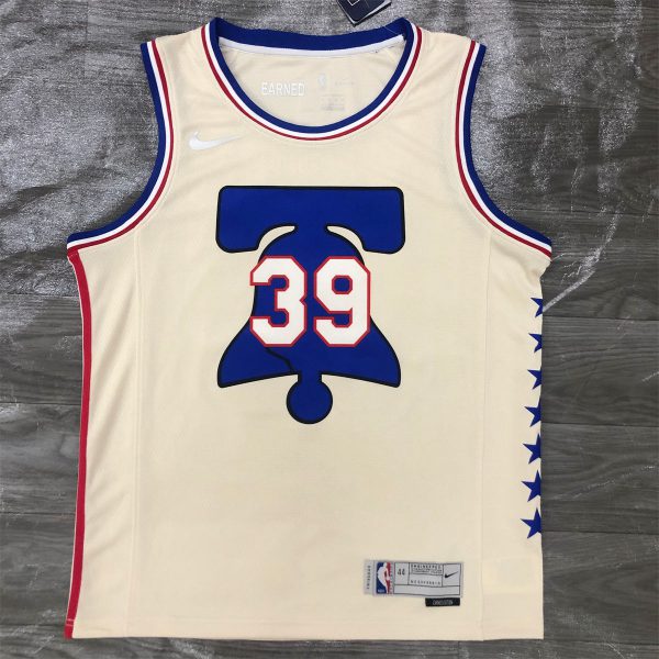 NBA Philadelphia 76ers Round Neck White Jersey HOWARD#39 S-XXL