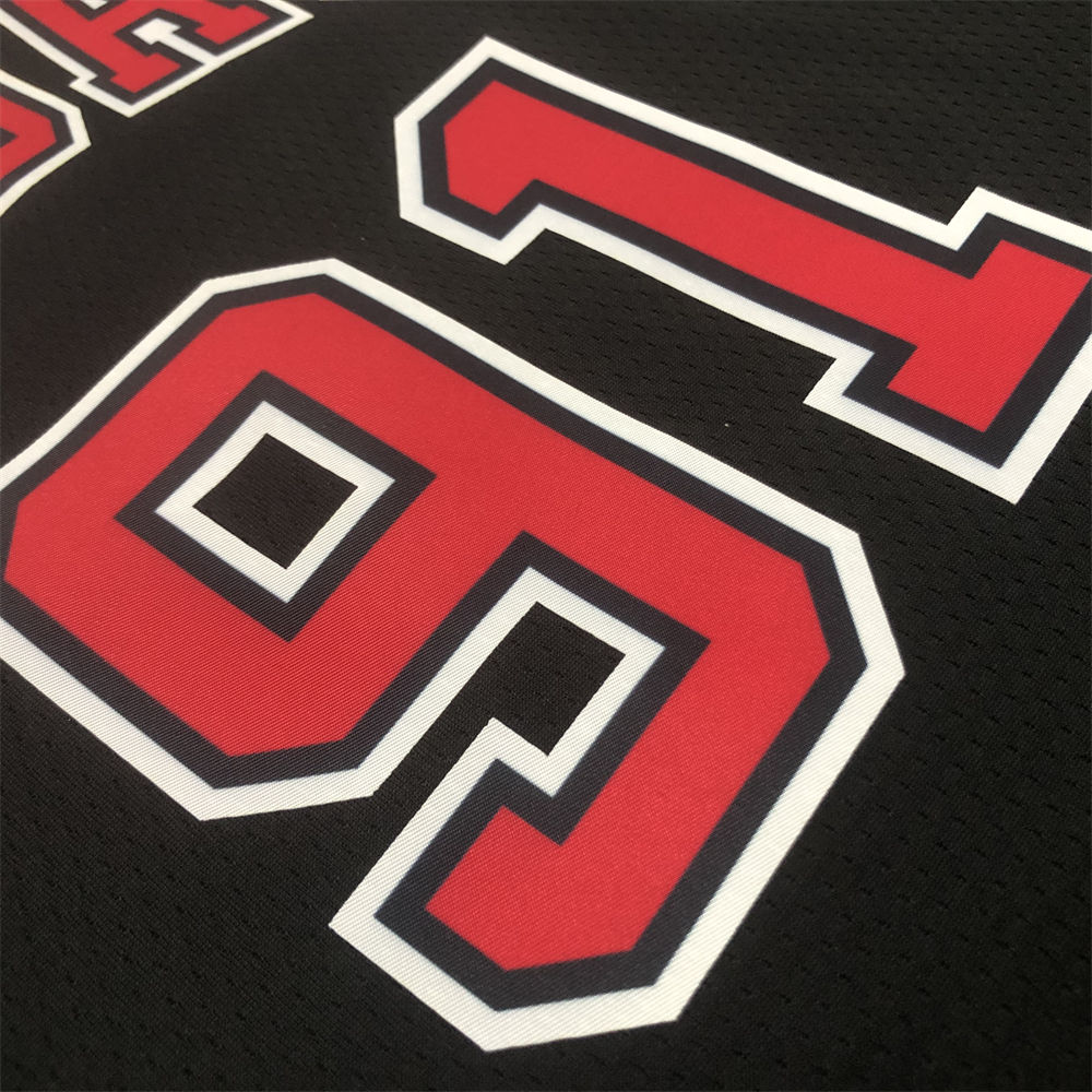 NBA Chicago Bulls Round Neck Black Jersey RODMAN#91 S-XXL