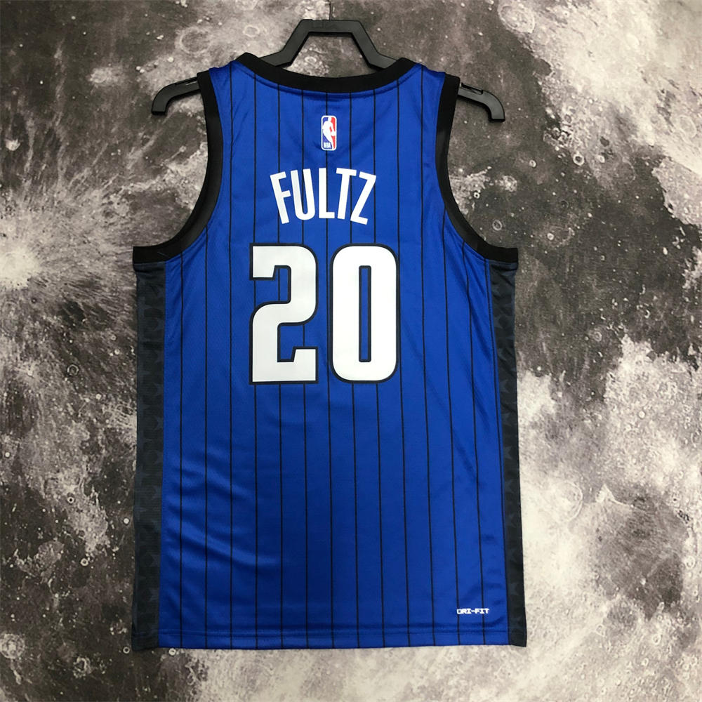 NBA Orlando Magic V-Neck Jersey Blue FULTZ#20 S-XXL