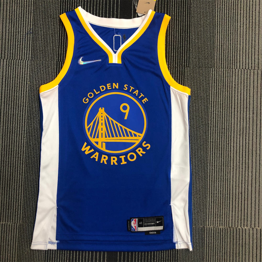 NBA Golden State Warriors V-Neck 75th anniversary Blue Jersey IGUODALA#9 S-XXL