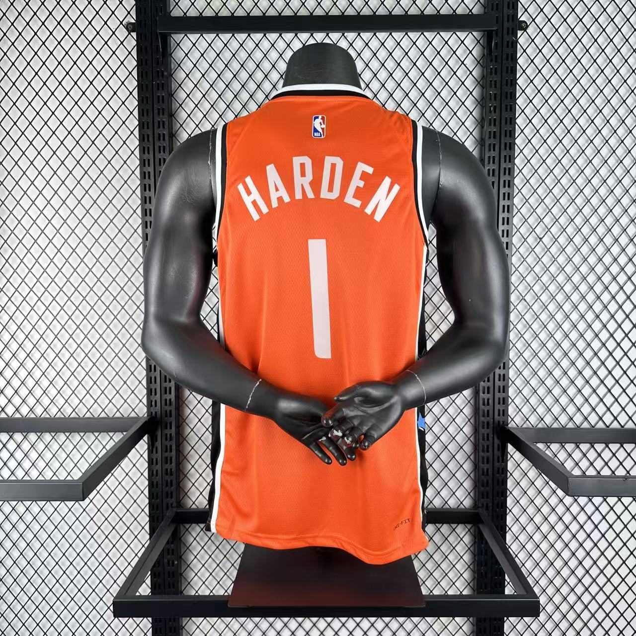 NBA 2026 Los Angeles Clippers City Edition Orange Jersey HARDEN#1