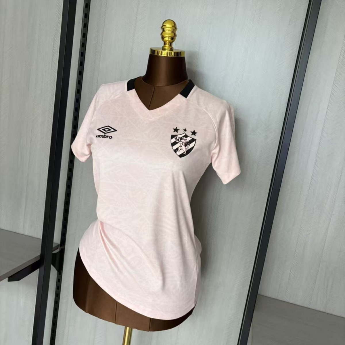 2025/26 Sporting Recife Pink Womens Jersey Fan Version
