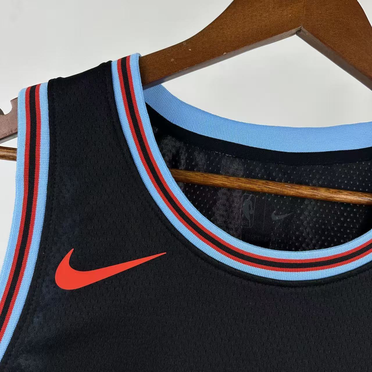 NBA Chicago Bulls 2026 City Edition Black Jersey BUZELIS#14