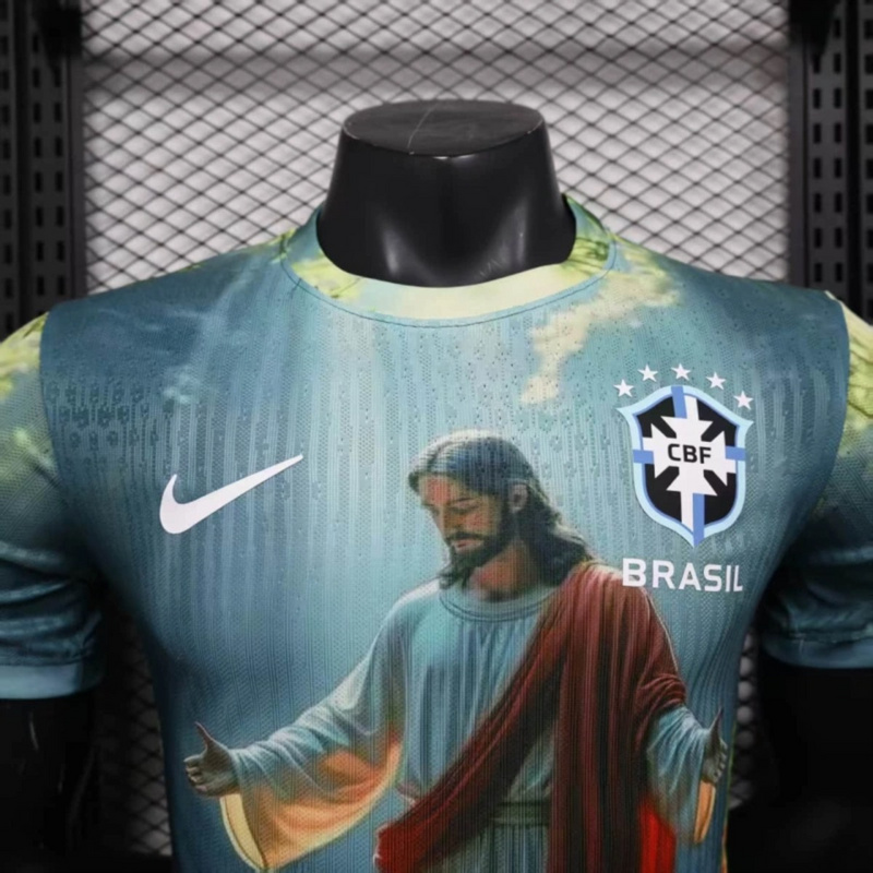 2025/26 Brazil Jesus Memorial Edition jersey Player Version