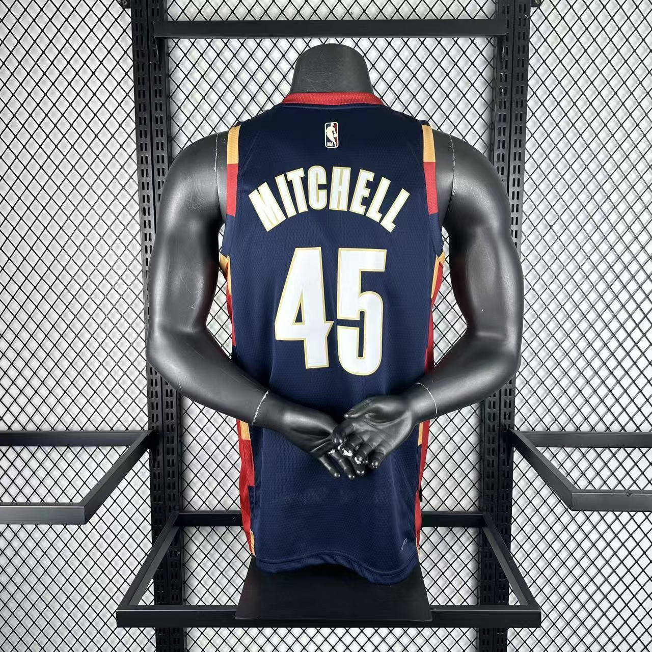 NBA Cleverland Cavaliers 2026 Vintage Style Black jersey MITCHELL#45