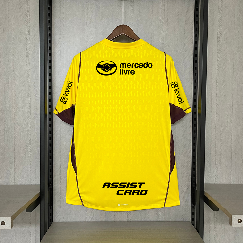 24/25 Flamengo Limited Edition Goalkeeper Yellow Jersey Fan Version