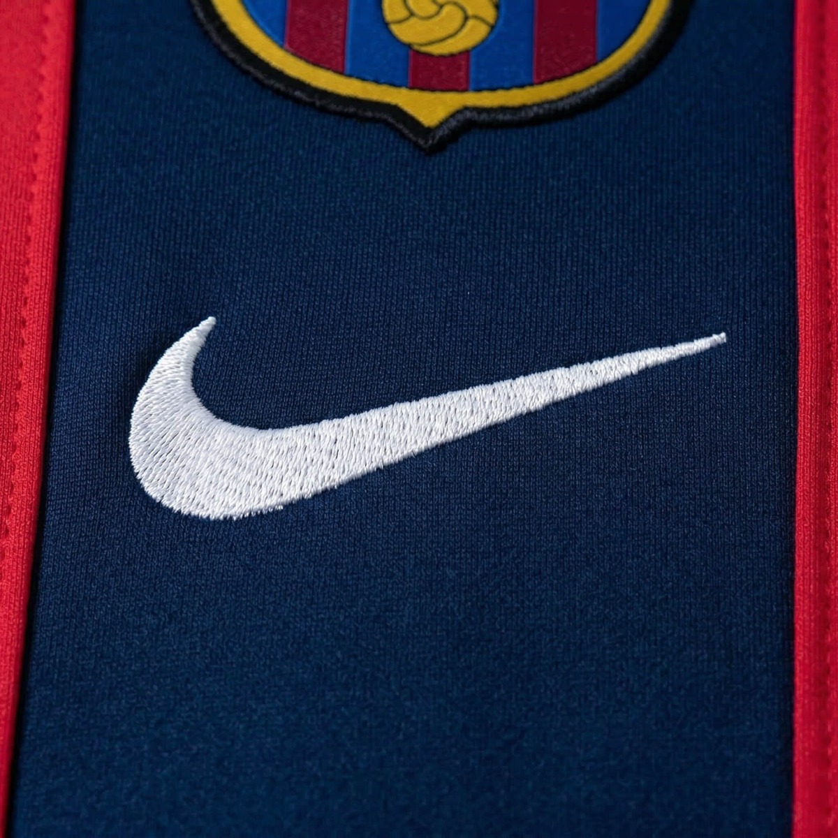 2025/26 Barcelona Long Sleeve Red & Blue Sweatshirt