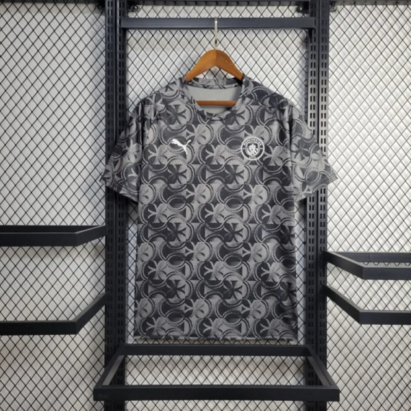 25/26 Manchester City Training Gray Jersey Fan Version