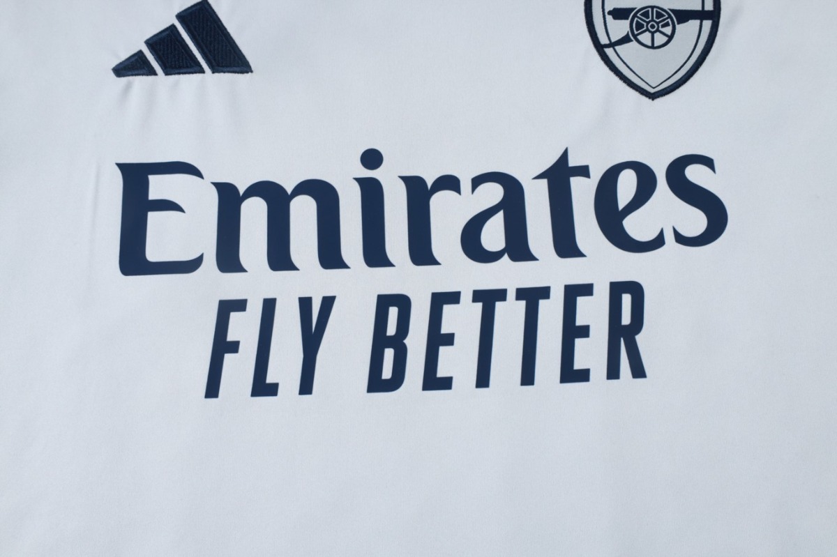 2026 Arsenal Light gray Training Set Shirt and Shorts