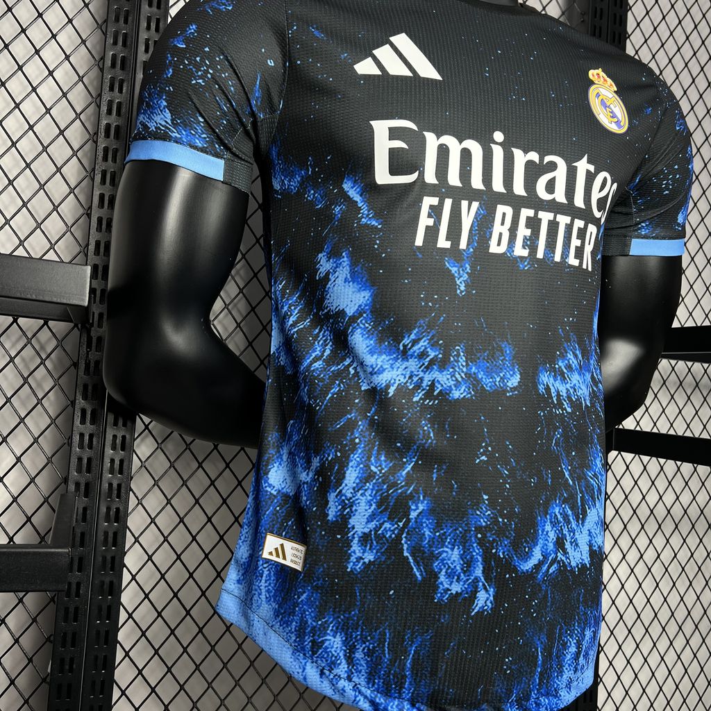 24/25Real Madrid Special Edition Ocean Blue Jersey Player Version