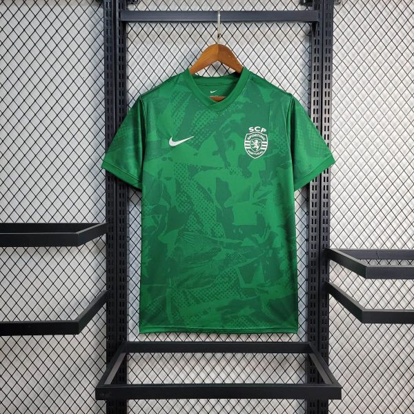 2025/26 Sporting Lisbon Pre-Match Green jersey Fan version