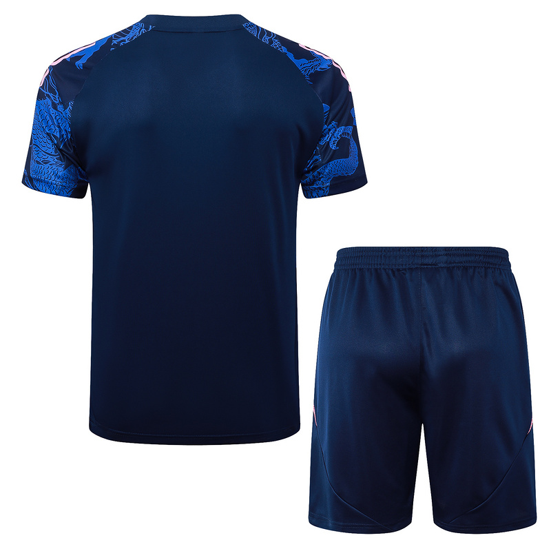 24/25 Real Madrid Royal blue Training Set Shirt and Shorts