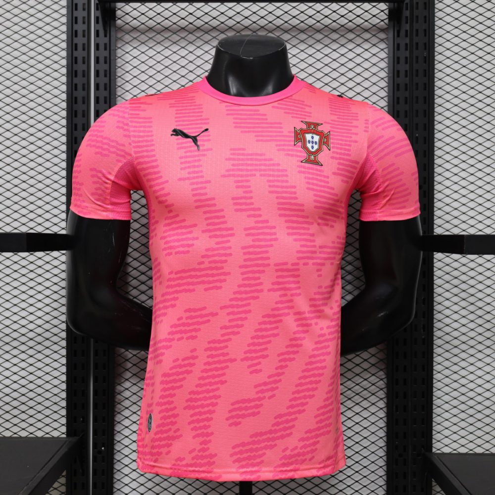 2026 Portugal Pre-Match Pink Jersey Player Version