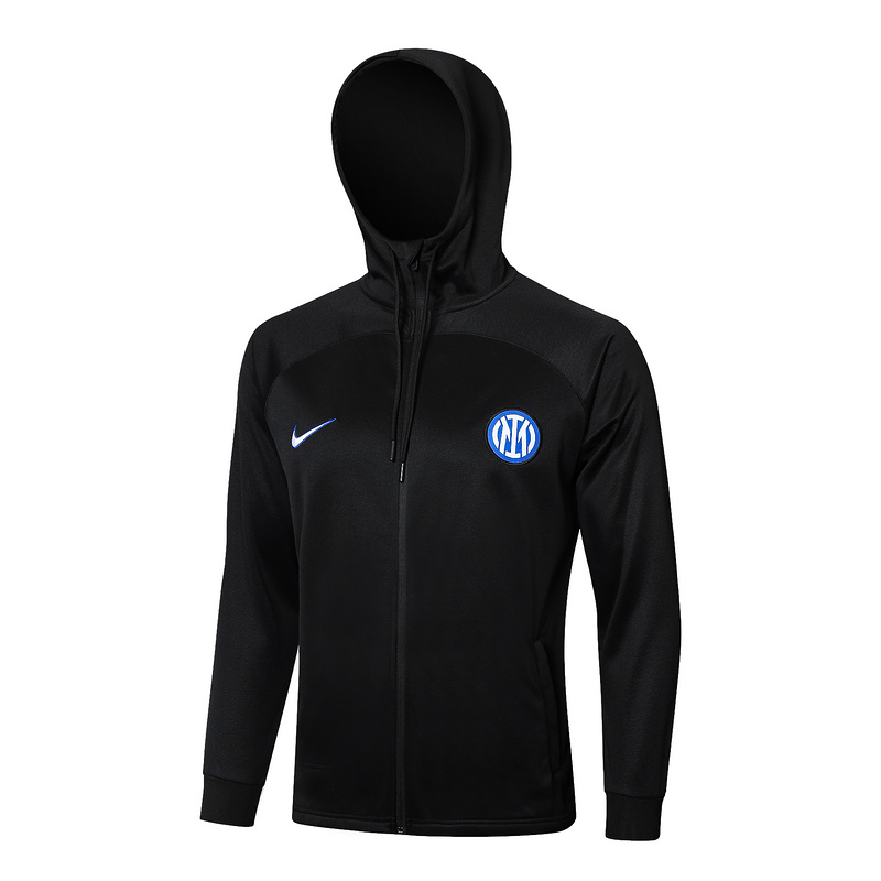 2024/25 Inter Milan Beige black Hoodie Jacket Kit Set Football Team Shirt Sports Fashion
