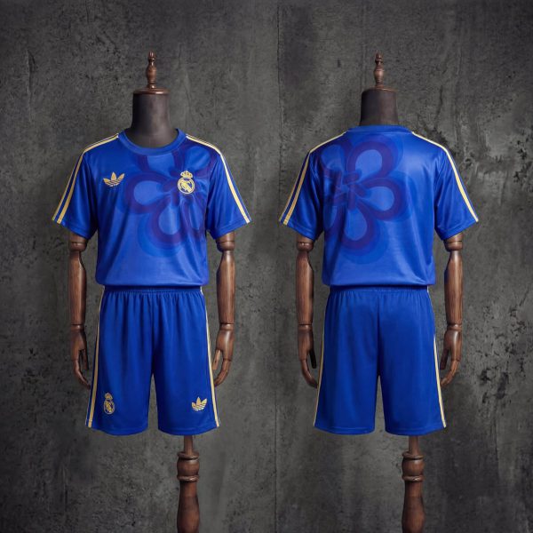 2025/26 Real Madrid Cultural Story Blue jersey kids Kits