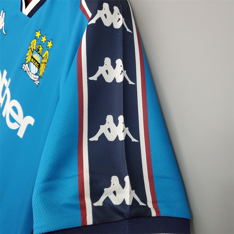 Retro Manchester City 97/99 home jersey Fan Version