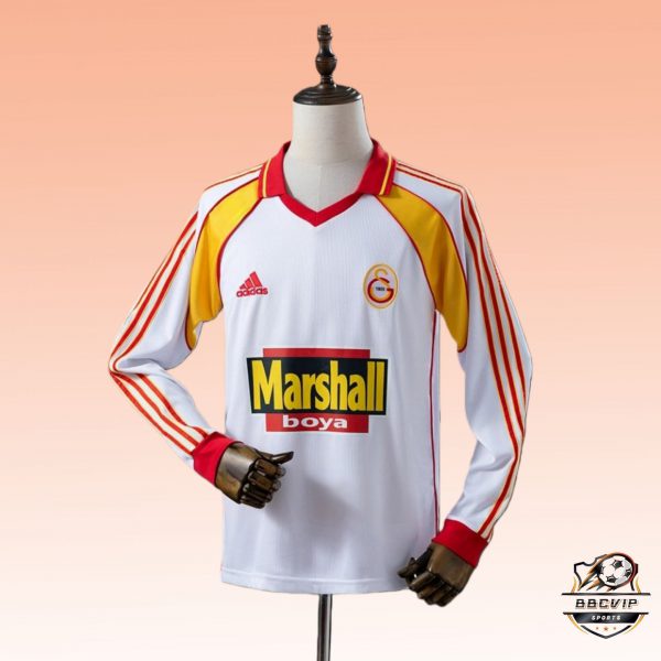 Retro Galatasaray 1999/2000 away jersey Long Sleeve Fan Version