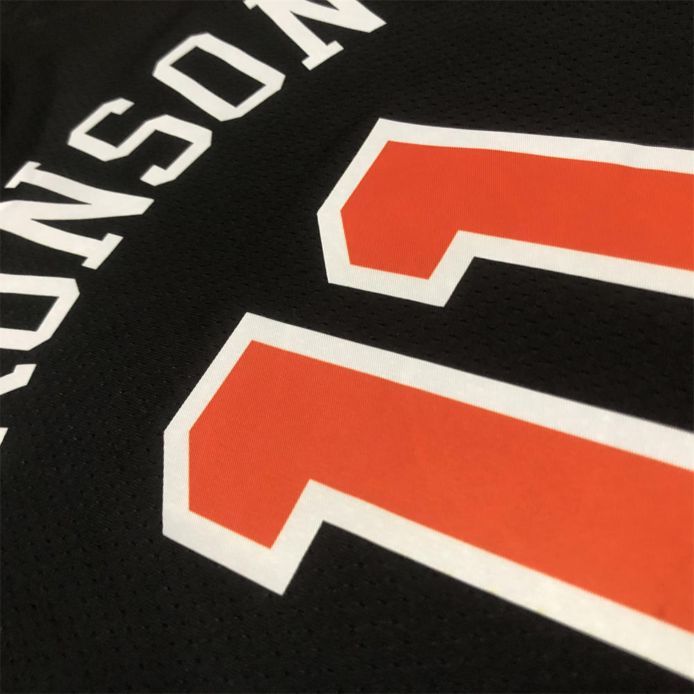 NBA New York Knicks V-Neck City Edition Black jersey BRUNSON#11 S-XXL