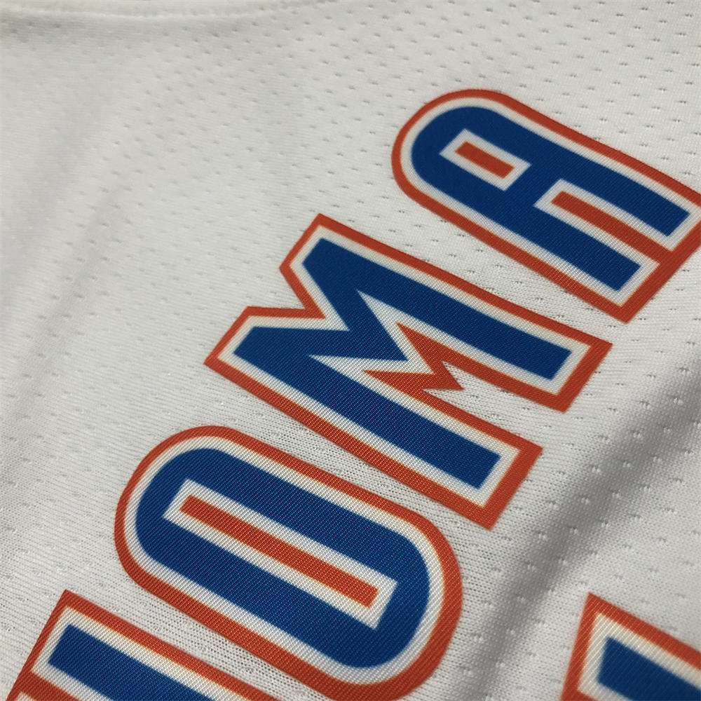 NBA Oklahoma City Thunder V-Neck White Jersey DURANT#35 S-XXL