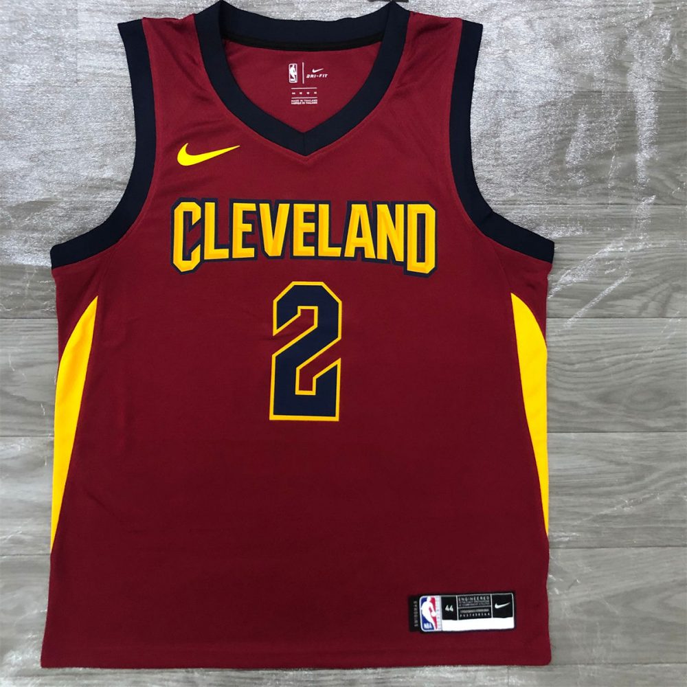 NBA Cleverland Cavaliers V-Neck Red jersey IRVING#2 S-XXL