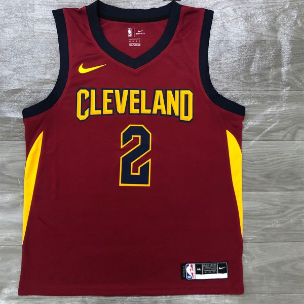 NBA Cleverland Cavaliers V-Neck Red jersey IRVING#2 S-XXL