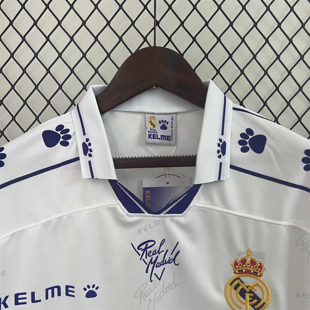 Retro Real Madrid 1994/96 Home jersey Long Sleeve Fan Version