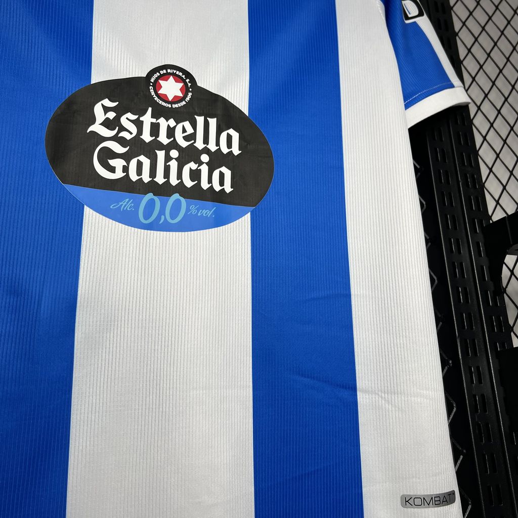 24/25 Deportivo La Coruna Home Jersey Fan Version