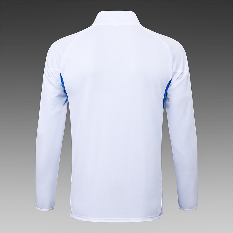 2025/26 Manchester United White Jacket Training Suit Set Football Team Shirt Sports Fashion