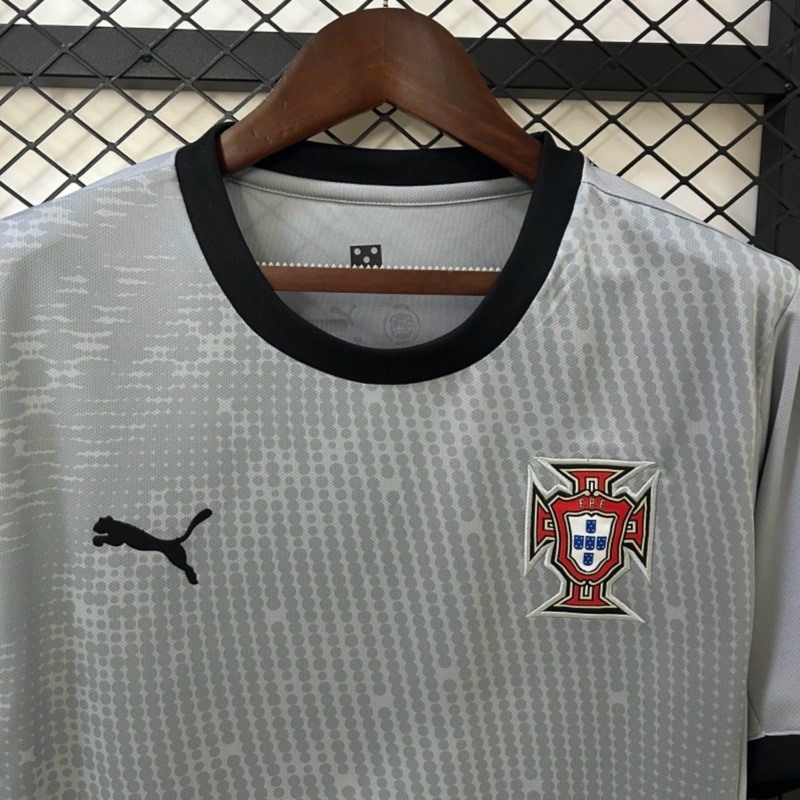 25/26 Portugal Goalkeeper Gray Jersey Fan Version