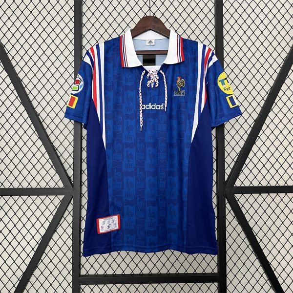 Retro France 1996 Home jersey Fan Version