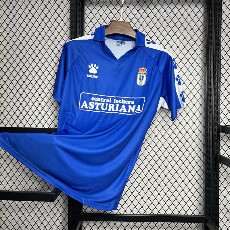 Retro Real Oviedo 90/91 Home jersey Fan Version