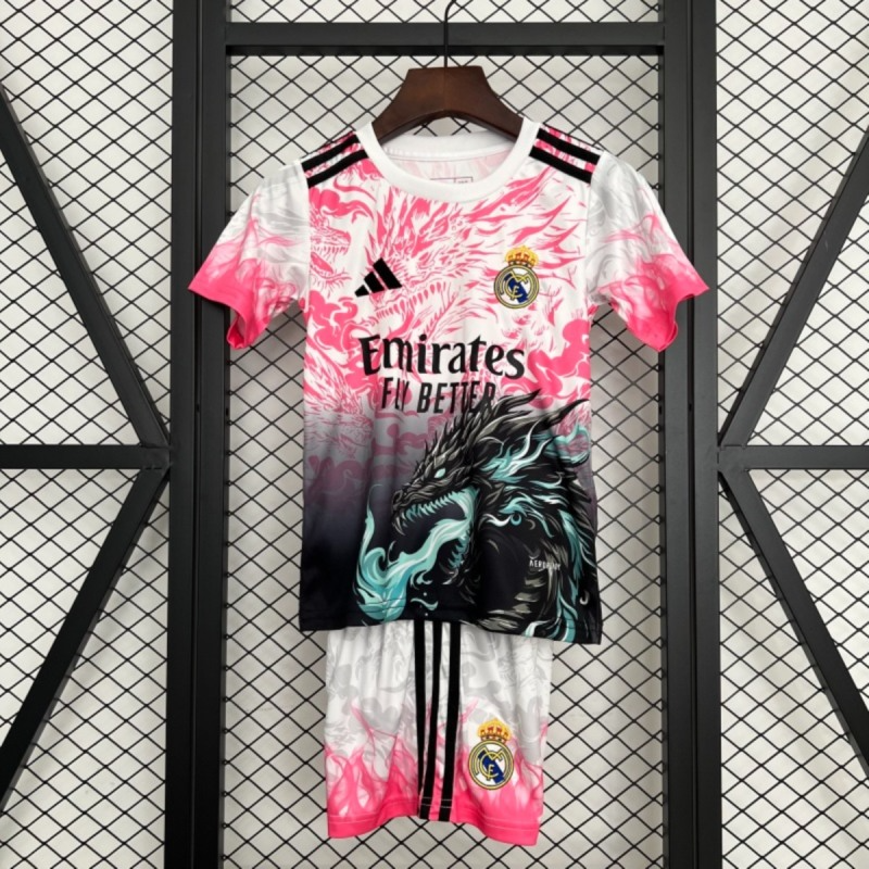 25/26 Real Madrid Special Edition jersey kids Kits size: 16-28