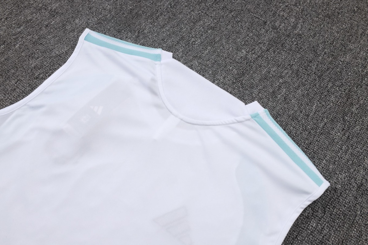 2026 Argentina White Training Set Shirt and Shorts