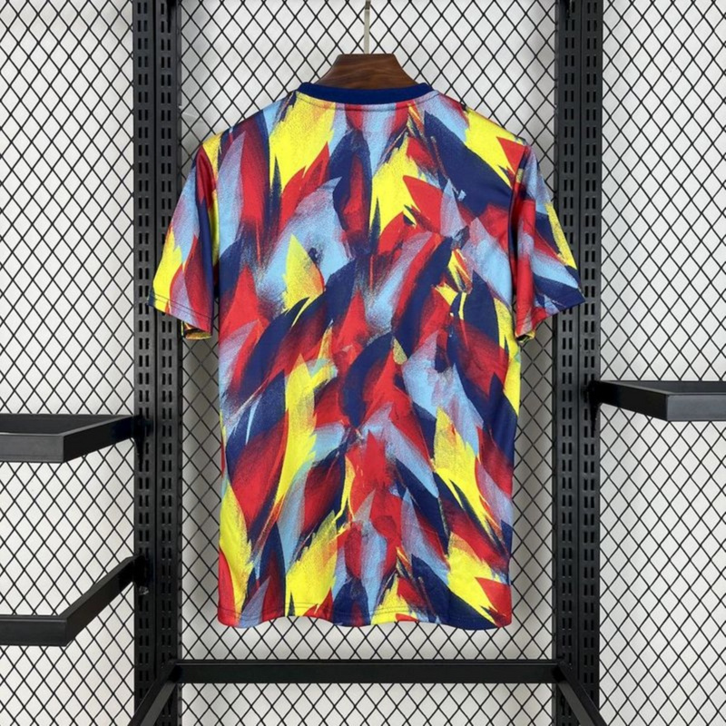 2025/26 Arsenal Colorful pre-match training Jersey Fan Version