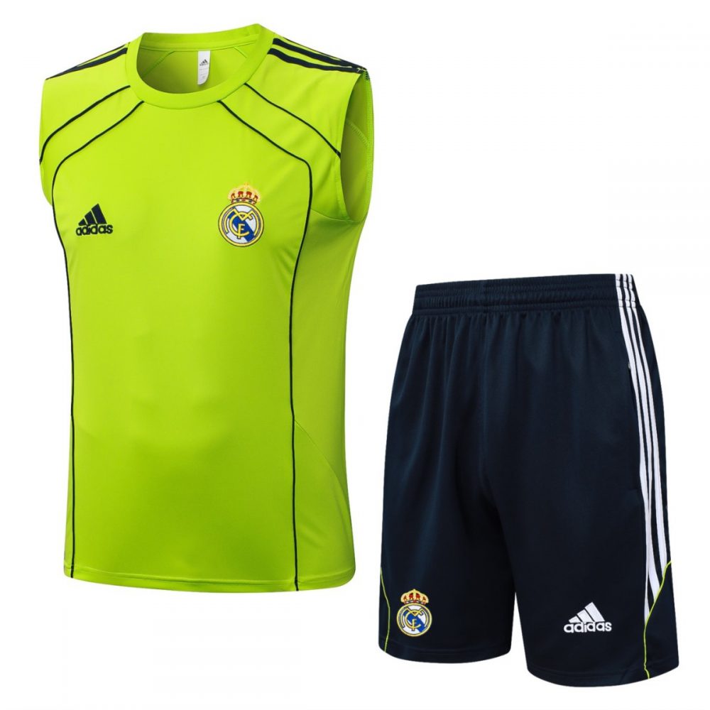 2026 Real Madrid Grass Green Training Set Shirt and Shorts