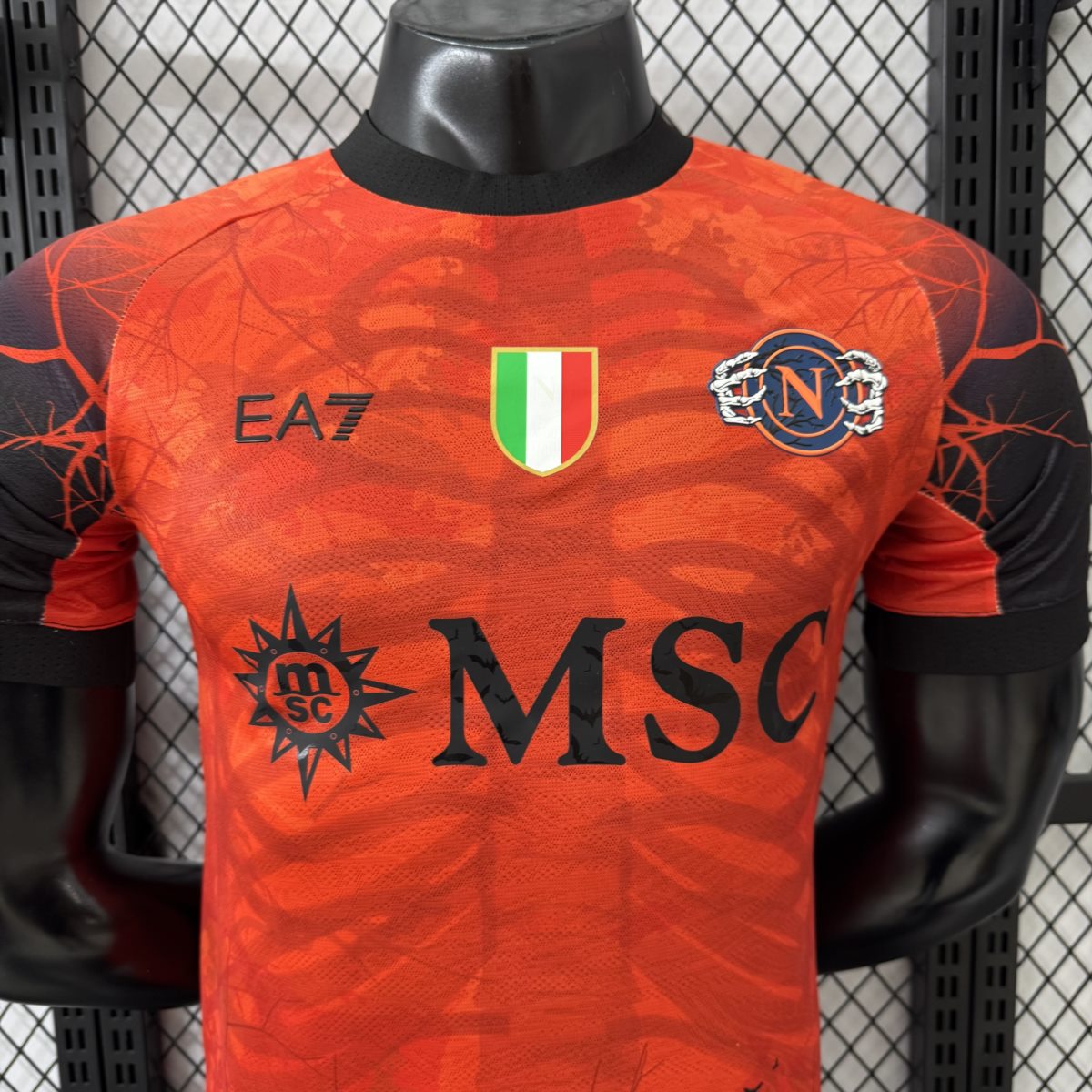 2025/26 Napoli Halloween Edition Orange Jersey Player Version