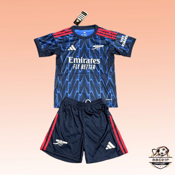 2025/26 Arsenal Away jersey Kid Kits Size 16-28