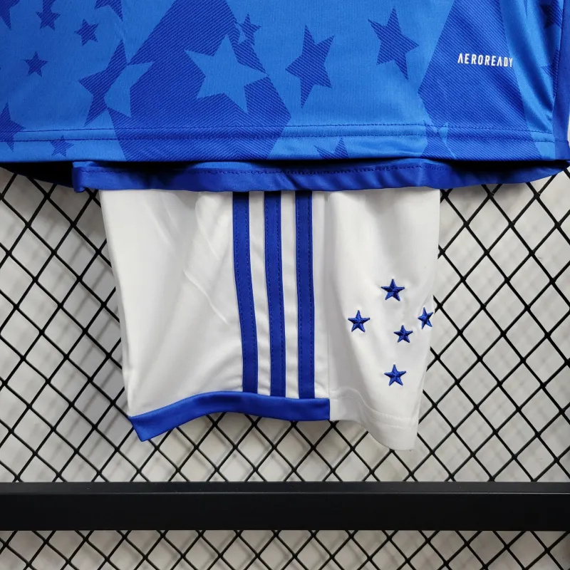 2024/25 kids kits Cruzeiro home jersey size: 16-28