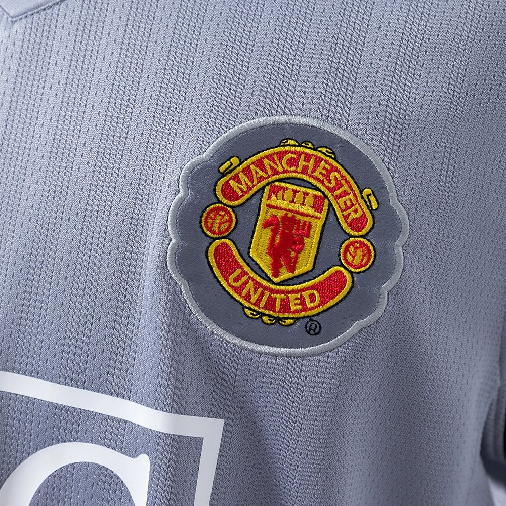 Retro Manchester United 2007/08 Grey Goalkeeper jersey Fan Version