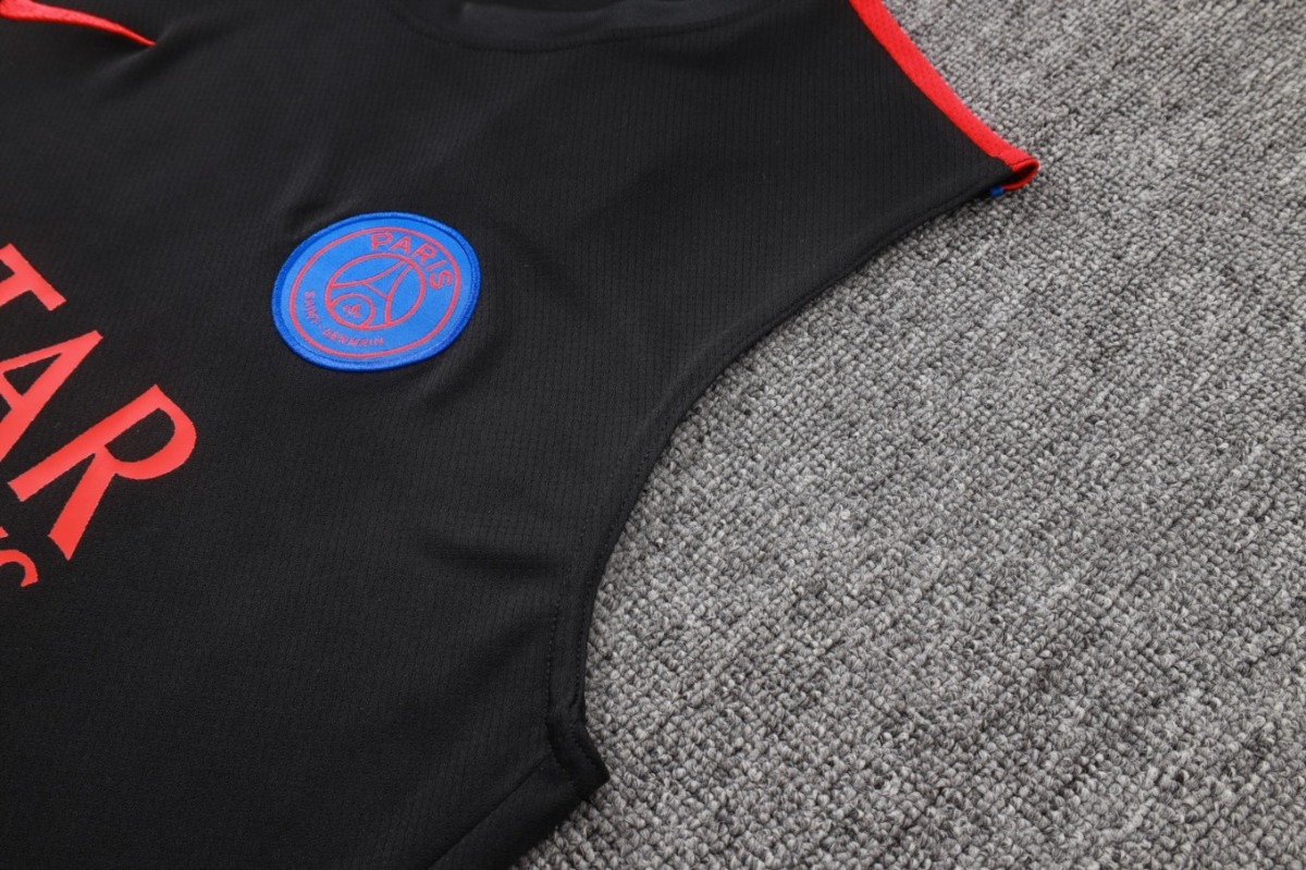2026 PSG Black Training Set Shirt and Shorts