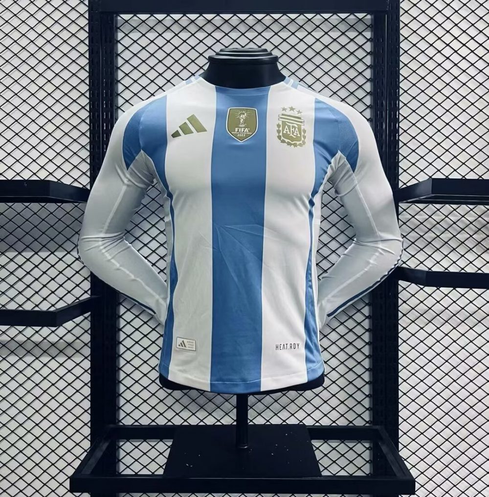 24/25 Argentina Home Jersey Long Sleeves Player Version