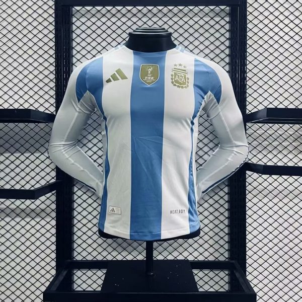 24/25 Argentina Home Jersey Long Sleeves Player Version