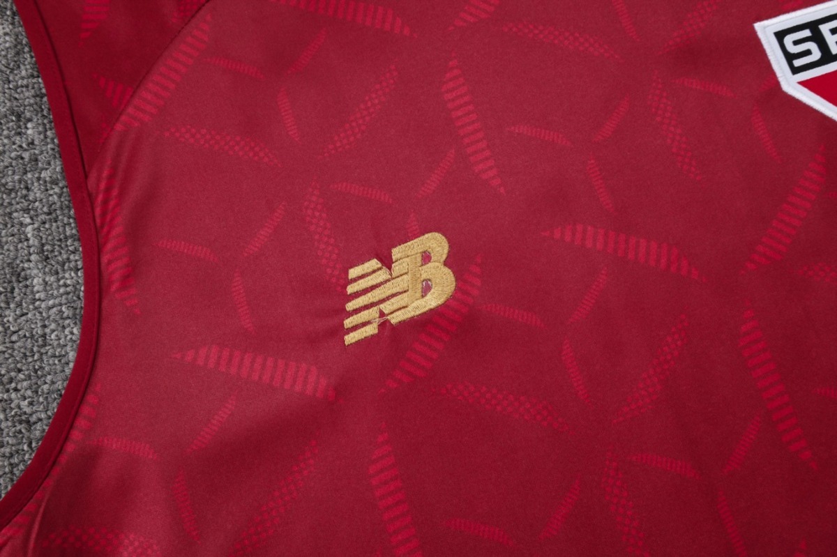2026 Sao Paulo Maroon Training Set Shirt and Shorts