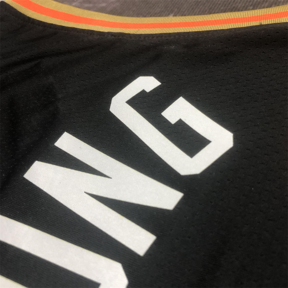 NBA Altanta Hawks Round Neck Black Jersey YOUNG#11 S-XXL