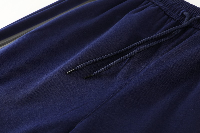 2024 Nike Royal Blue Hoodie Jacket Kit Set Football Team Shirt Sports Fashion