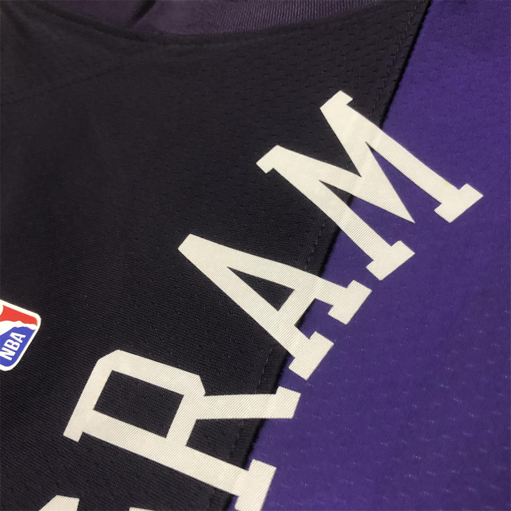 NBA New Orleans Pelicans V-Neck Black jersey INGRAM#14 S-XXL