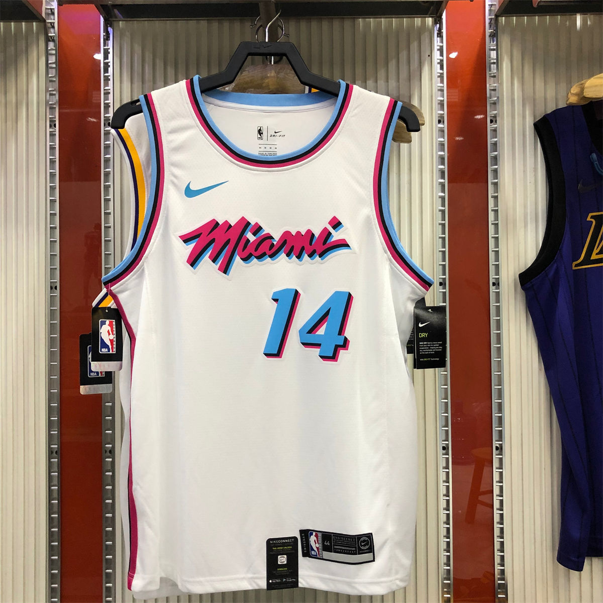 NBA Miami Hearts round neck White Jersey HERRO#14 S-XXL
