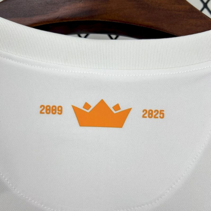 Retro Santos 2008 special edition White jersey Fan Version