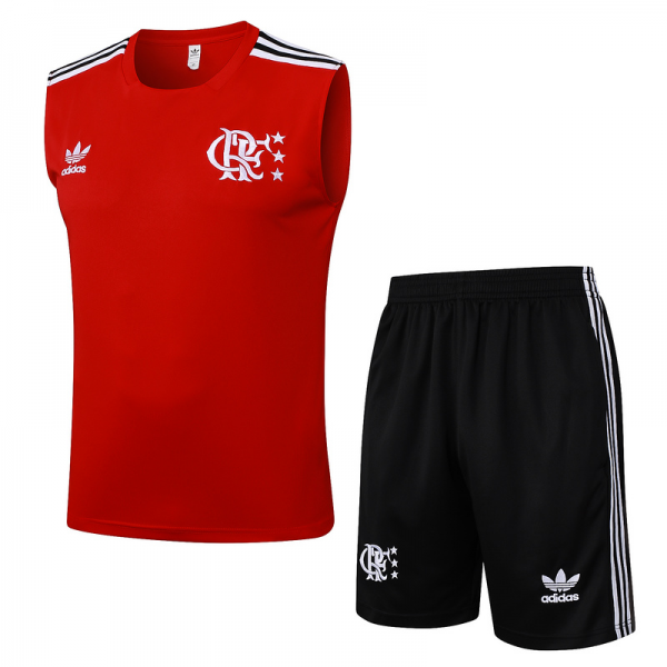 2025/26 Flamengo Red Training Set Shirt and Shorts