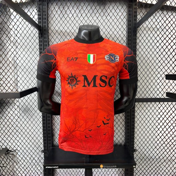 2025/26 Napoli Halloween Edition Orange Jersey Player Version